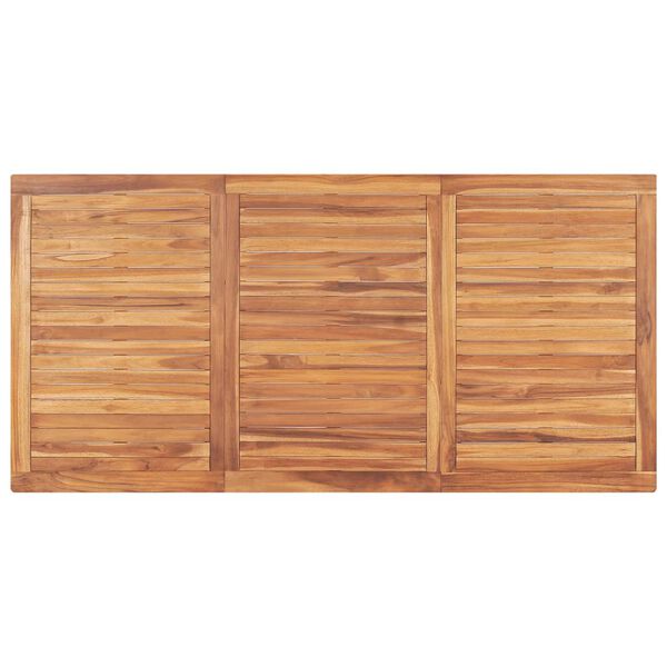 vidaXL Garten-Esstisch 180x90x77 cm Massivholz Teak