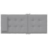 vidaXL Hochlehner-Auflagen 6 Stk. Grau Oxford-Gewebe