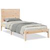 vidaXL Massivholzbett Extra Lang ohne Matratze 100x220 cm