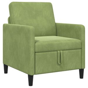 vidaXL Sofa mit Stauraum Hellgr&uuml;n 72 x 78 x 87 cm Polyester