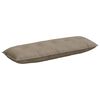 vidaXL R&uuml;cken Kissen Taupe 140 x 50 cm Mikrofaserstoff