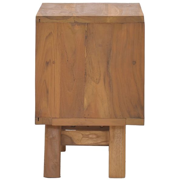 vidaXL Nachttisch 40x30x45 cm Teak Massivholz
