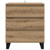 vidaXL Sideboard Artisan-Eiche 60 x 35 x 70 cm Holzwerkstoff