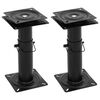 vidaXL Bootssitz-Podeste 2 Stk. 360&deg; Drehbar Einstellbar Stahl