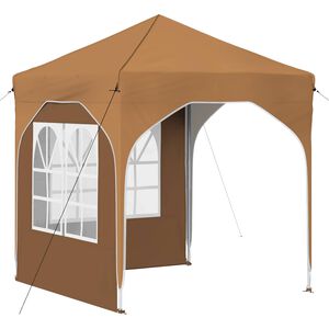 vidaXL Pop-up Partyzelt 192 x 192 x 245 cm Beige