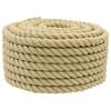 vidaXL Bootsseil 100 m 2 Natur PP