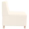 vidaXL Modulares Armfreies Sofa 3 pcs Creme 55 x 74 x 82 cm