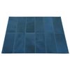 vidaXL Rechteckige Fliese 10 pcs Blau 29 x 23 x 0,08 cm