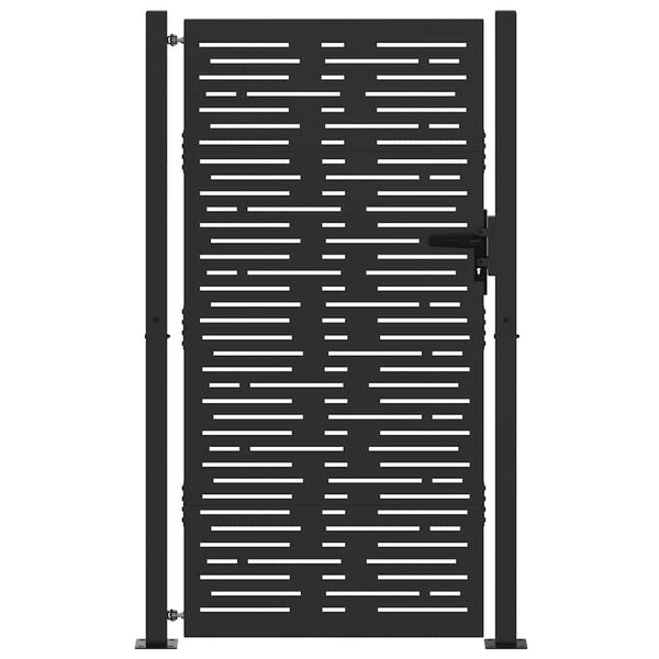 vidaXL Gartentor 100x175 cm Cortenstahl Quadratisches Design
