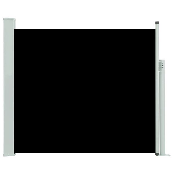 vidaXL Ausziehbare Seitenmarkise 100&times;300 cm Schwarz