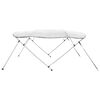 vidaXL 4-Bow Bimini-Top mit Seitenteilen 243x(170-182)x137 cm
