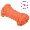 vidaXL Arbeitsseil Orange 3 mm 100 m Polypropylen