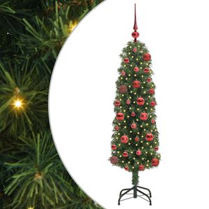 vidaXL K&uuml;nstlicher Weihnachtsbaum mit 150 LEDs mit St&auml;nder Gr&uuml;n 120 cm
