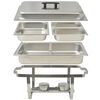 vidaXL Chafing Dish Set 3-tlg. Edelstahl