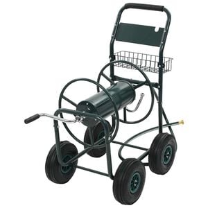 vidaXL Gartenschlauchwagen mit 1/2" Schlauchanschluss 75 m Stahl