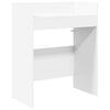 vidaXL DJ Tisch Wei&szlig; 102 x 45 x 102 cm Holzwerkstoff