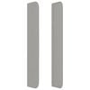 vidaXL Boxspringbett mit Matratze Hellgrau 160x200 cm Stoff