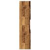 vidaXL Bad-Hängeschrank Altholz-Optik 30x30x130 cm Holzwerkstoff