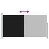 vidaXL Ausziehbare Seitenmarkise 170&times;300 cm Schwarz