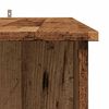 vidaXL Bartisch mit Regal Altholz-Optik 102x50x103,5 cm Holzwerkstoff