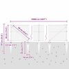 vidaXL Zaunpfosten Gr&uuml;n 100 x 0,4 m (36 mm Maschen) Stahl und PVC