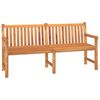 vidaXL 5-tlg. Garten-Essgruppe Massivholz Teak