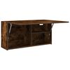 vidaXL Bad-Wandschrank Räuchereiche 80x25x40 cm Holzwerkstoff