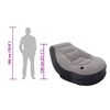 Intex Aufblasbarer Sessel mit Puff Ultra Lounge Relax 68564N