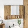 vidaXL Spiegelschrank Artisan-Eiche 80 x 17 x 55 cm Holzwerkstoff