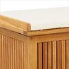 vidaXL Outdoor-Kissenbox 90x50x60,5 cm Massivholz Akazie