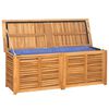 vidaXL Gartenbox mit Beutel 150x50x55 cm Massivholz Teak