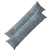 vidaXL Wurfkissen 2 stk. HEERLEN Himmelblau 40 x 145 cm Chenille-Stoff
