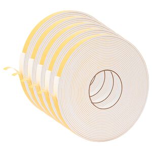 vidaXL Selbstklebendes Schaumstoffband 5 stk. Wei&szlig; 10mm x 10m