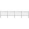 vidaXL Gartenzaun | Stahl | Robust | Modern
