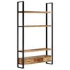 vidaXL B&uuml;cherregal 118x30x200 cm Massivholz Mango