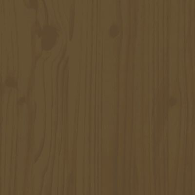vidaXL Massivholzbett Kiefer 160x200 cm Honigbraun