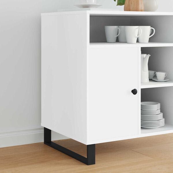 vidaXL M&ouml;belbeine 2 pcs Schwarz 48,1 x 4 x 10 mm Eisen