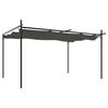 vidaXL Pergola mit Schiebedach Anthrazit 395x292x230 cm