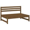 vidaXL 2-tlg. Garten-Lounge-Set Honigbraun Massivholz Kiefer