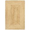 vidaXL Bereichsteppiche Natur 120 x 120 cm Jute