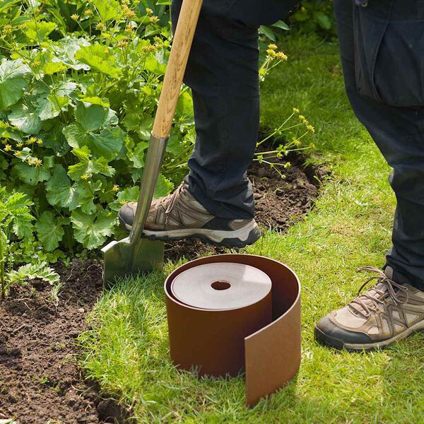 Nature Rasenkante 0,15x10 m Terracotta