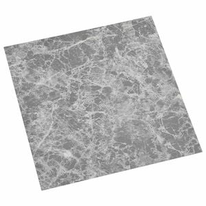 vidaXL Selbstklebende Bodenplanken Grau und Wei&szlig; 30,5 x 30,5 cm