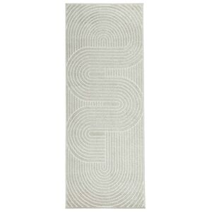vidaXL Bereichsteppiche PALMERAS Gr&uuml;n 80 x 150 cm Polyester