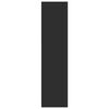 vidaXL Kleiderschrank Schwarz 80x50x200 cm Holzwerkstoff