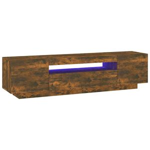 vidaXL TV-Schrank mit LED-Leuchten R&auml;uchereiche 160x35x40 cm