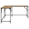 vidaXL Schreibtisch Artisan-Eiche 149 x 149 x 75 cm Holzwerkstoff