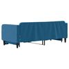 vidaXL Tagesbett Ausziehbar Blau 80x200 cm Samt