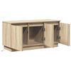 vidaXL TV-Schrank mit LED Sonoma-Eiche 100 x 38 x 49 cm Holzwerkstoff