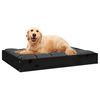 vidaXL Hundebett Schwarz 71,5x54x9 cm Massivholz Kiefer