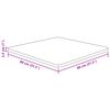 vidaXL Tischplatte Quadratisch Dunkelbraun 80x80x2,5cm Eiche Behandelt